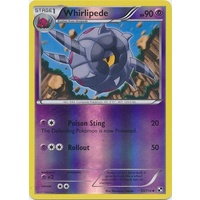 Whirlipede 53/114 BW Base Set Reverse Holo Uncommon Pokemon Card NEAR MINT TCG