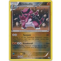 Krookodile 65/114 BW Base Set Reverse Holo Rare Pokemon Card NEAR MINT TCG