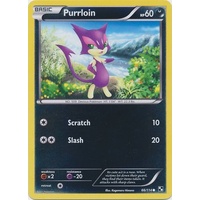 Purrloin 66/114 BW Base Set Reverse Holo Common Pokemon Card NEAR MINT TCG
