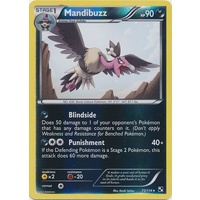 Mandibuzz 73/114 BW Base Set Reverse Holo Rare Pokemon Card NEAR MINT TCG