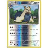 Stoutland 83/114 BW Base Set Reverse Holo Rare Pokemon Card NEAR MINT TCG
