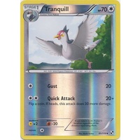Tranquill 85/114 BW Base Set Reverse Holo Uncommon Pokemon Card NEAR MINT TCG