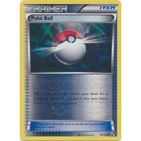 Poke Ball 97/114 BW Base Set Reverse Holo Uncommon Trainer Pokemon Card NEAR MINT TCG
