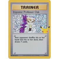 Imposter Professor Oak 73/102 SWSH Celebrations Classic Collection Holo Rare Pokemon Card NEAR MINT TCG