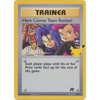 Here Come's Team Rocket 15/82 SWSH Celebrations Classic Collection Holo Rare Pokemon Card NEAR MINT TCG