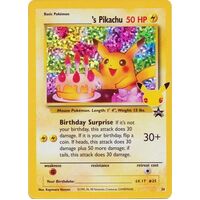 Birthday Pikachu - 24 SWSH Celebrations Classic Collection Holo Rare Promo Pokemon Card NEAR MINT TCG