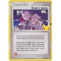Rocket's Admin 86/109 SWSH Celebrations Classic Collection Holo Rare Pokemon Card NEAR MINT TCG