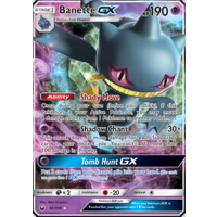 Banette GX 66/168 SM Celestial Storm Holo Ultra Rare Pokemon Card NEAR MINT TCG