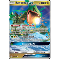 Rayquaza GX 109/168 SM Celestial Storm Holo Ultra Rare Pokemon Card NEAR MINT TCG