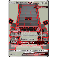 Stakataka GX 159/168 SM Celestial Storm Holo Full Art Ultra Rare Pokemon Card NEAR MINT TCG