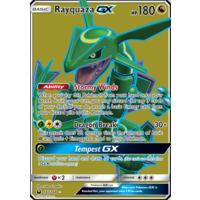 Rayquaza GX 160/168 SM Celestial Storm Holo Full Art Ultra Rare Pokemon Card NEAR MINT TCG