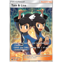 Tate & Liza 166/168 SM Celestial Storm Holo Full Art Ultra Rare Pokemon Card NEAR MINT TCG