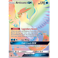 Articuno GX 171/168 SM Celestial Storm Holo Full Art Hyper Rare Pokemon Card NEAR MINT TCG