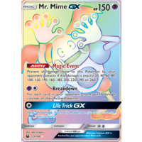 Mr. Mime GX 173/168 SM Celestial Storm Holo Full Art Hyper Rare Pokemon Card NEAR MINT TCG
