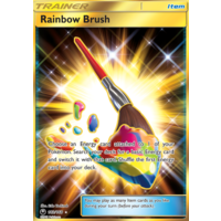Rainbow Brush 182/168 SM Celestial Storm Holo Full Art Secret Rare Pokemon Card NEAR MINT TCG