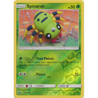 Spinarak 5/168 SM Celestial Storm Reverse Holo Common Pokemon Card NEAR MINT TCG