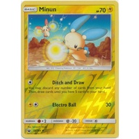 Minun 54/168 SM Celestial Storm Reverse Holo Uncommon Pokemon Card NEAR MINT TCG