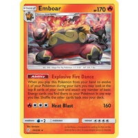 Emboar 33/236 SM Cosmic Eclipse Rare Pokemon Card NEAR MINT TCG