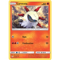 Larvesta 34/236 SM Cosmic Eclipse Uncommon Pokemon Card NEAR MINT TCG