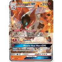 Volcarona GX 35/236 SM Cosmic Eclipse Holo Ultra Rare Pokemon Card NEAR MINT TCG