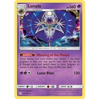 Lunala 102/236 SM Cosmic Eclipse Holo Rare Pokemon Card NEAR MINT TCG