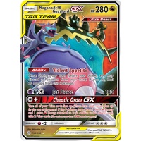 Naganadel & Guzzlord GX 158/236 SM Cosmic Eclipse Holo Ultra Rare Pokemon Card NEAR MINT TCG