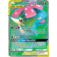 Venusaur & Snivy GX 210/236 SM Cosmic Eclipse Holo Ultra Rare Full Art Pokemon Card NEAR MINT TCG