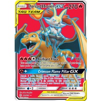 Charizard & Braixen GX 212/236 SM Cosmic Eclipse Holo Ultra Rare Full Art Pokemon Card NEAR MINT TCG