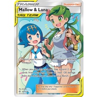 Mallow & Lana 231/236 SM Cosmic Eclipse Holo Ultra Rare Full Art Pokemon Card NEAR MINT TCG