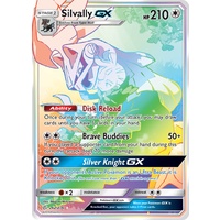 Silvally GX 262/236 SM Cosmic Eclipse Holo Hyper Rainbow Rare Full Art Pokemon Card NEAR MINT TCG