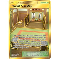 Martial Arts Dojo 268/236 SM Cosmic Eclipse Holo Secret Rare Full Art Pokemon Card NEAR MINT TCG