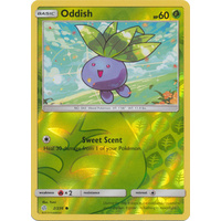 Oddish 2/236 SM Cosmic Eclipse Reverse Holo Common Pokemon Card NEAR MINT TCG