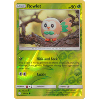 Rowlet 17/236 SM Cosmic Eclipse Reverse Holo Common Pokemon Card NEAR MINT TCG