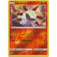 Larvesta 34/236 SM Cosmic Eclipse Reverse Holo Uncommon Pokemon Card NEAR MINT TCG