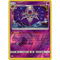 Lunala 102/236 SM Cosmic Eclipse Reverse Holo Rare Pokemon Card NEAR MINT TCG