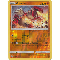 Groudon 113/236 SM Cosmic Eclipse Reverse Holo Rare Pokemon Card NEAR MINT TCG