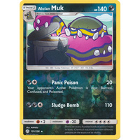 Alolan Muk 131/236 SM Cosmic Eclipse Reverse Holo Rare Pokemon Card NEAR MINT TCG