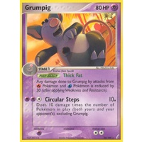Grumpig 20/100 EX Crystal Guardians Rare Pokemon Card NEAR MINT TCG