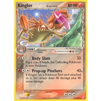 Kingler (Delta Species) 22/100 EX Crystal Guardians Rare Pokemon Card NEAR MINT TCG