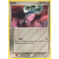 Aron 44/100 EX Crystal Guardians Common Pokemon Card NEAR MINT TCG