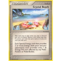 Crystal Beach 75/100 EX Crystal Guardians Uncommon Trainer Pokemon Card NEAR MINT TCG