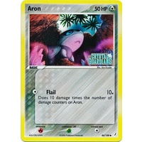 Aron 44/100 EX Crystal Guardians Reverse Holo Common Pokemon Card NEAR MINT TCG