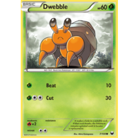 Dwebble 7/108 BW Dark Explorers Common Pokemon Card NEAR MINT TCG