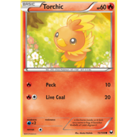 Torchic 15/108 BW Dark Explorers Common Pokemon Card NEAR MINT TCG