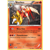 Blaziken 17/108 BW Dark Explorers Holo Rare Pokemon Card NEAR MINT TCG