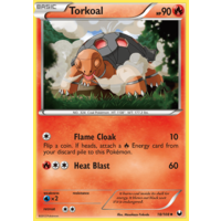 Torkoal 18/108 BW Dark Explorers Uncommon Pokemon Card NEAR MINT TCG