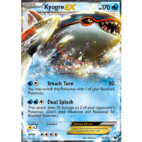 Kyogre EX 26/108 BW Dark Explorers Holo Ultra Rare Pokemon Card NEAR MINT TCG