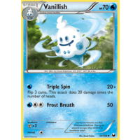 Vanillish 34/108 BW Dark Explorers Uncommon Pokemon Card NEAR MINT TCG
