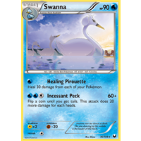 Swanna 36/108 BW Dark Explorers Rare Pokemon Card NEAR MINT TCG