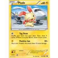 Plusle 39/108 BW Dark Explorers Common Pokemon Card NEAR MINT TCG